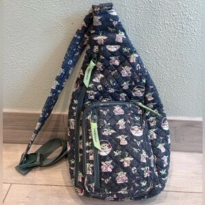 Vera Bradley Baby Yoda Sling Bag